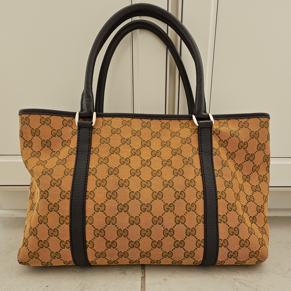 Gucci Orange and Black Tote Bag - Picture 2 of 10